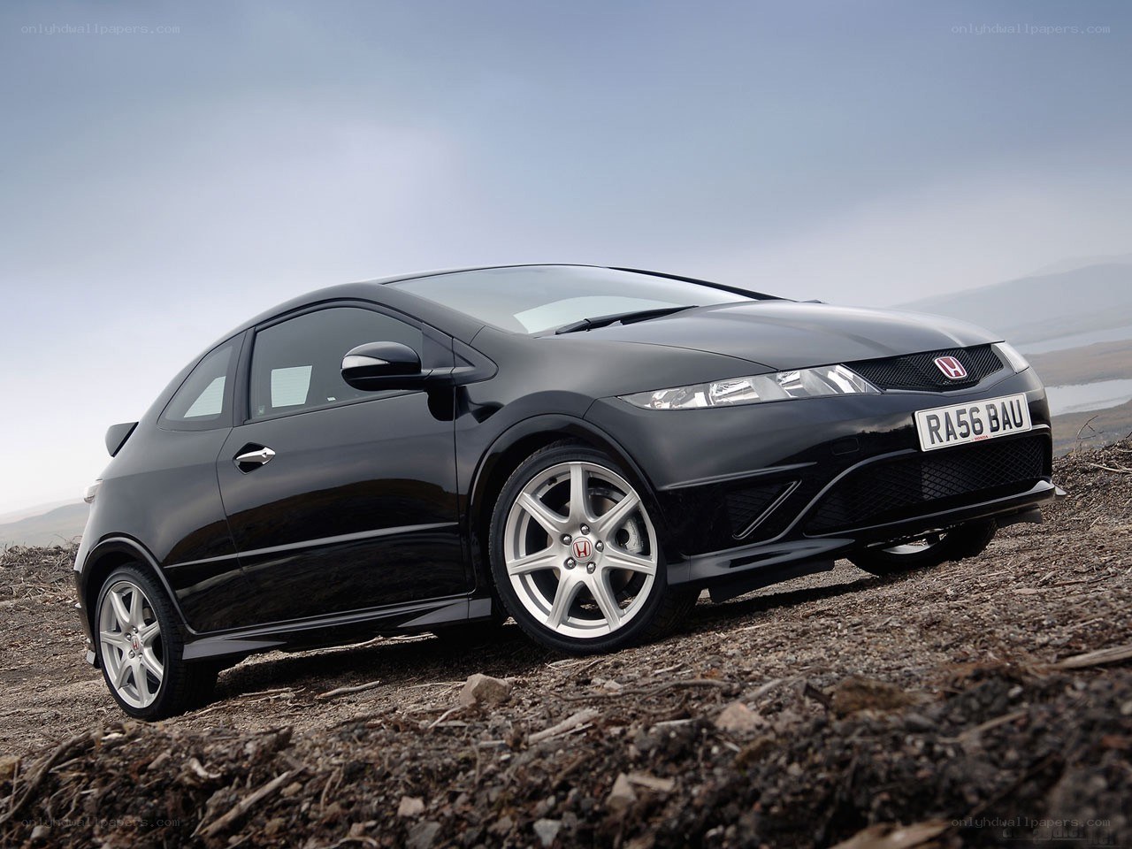 Black Honda Civic Type R