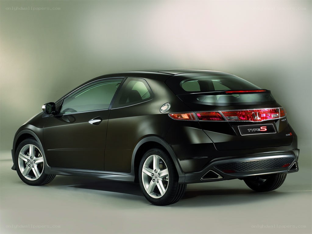 Black Honda Civic Type S