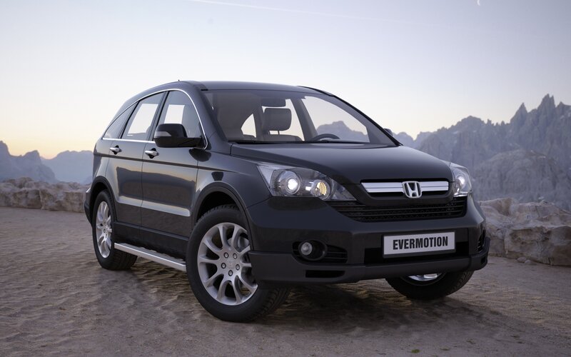 Black Honda CR-V