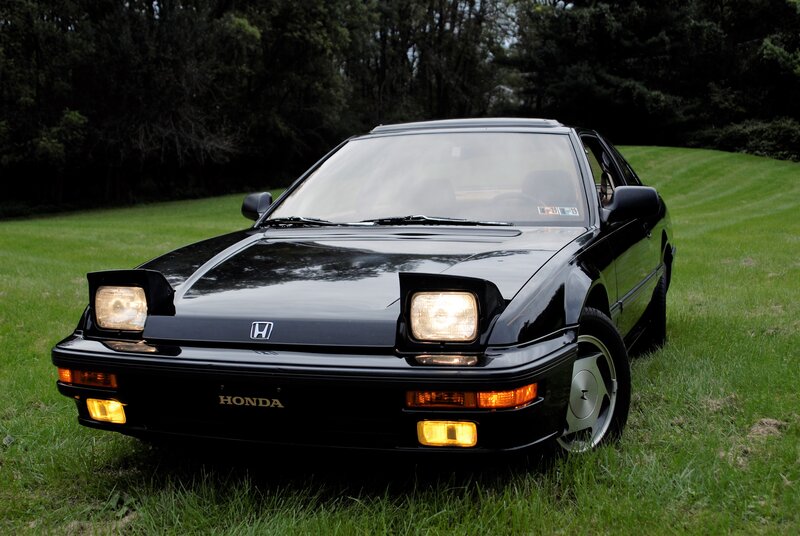 Black Honda CR-X — Serene