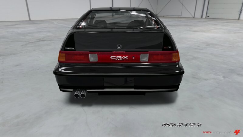 Black Honda CR-X SiR