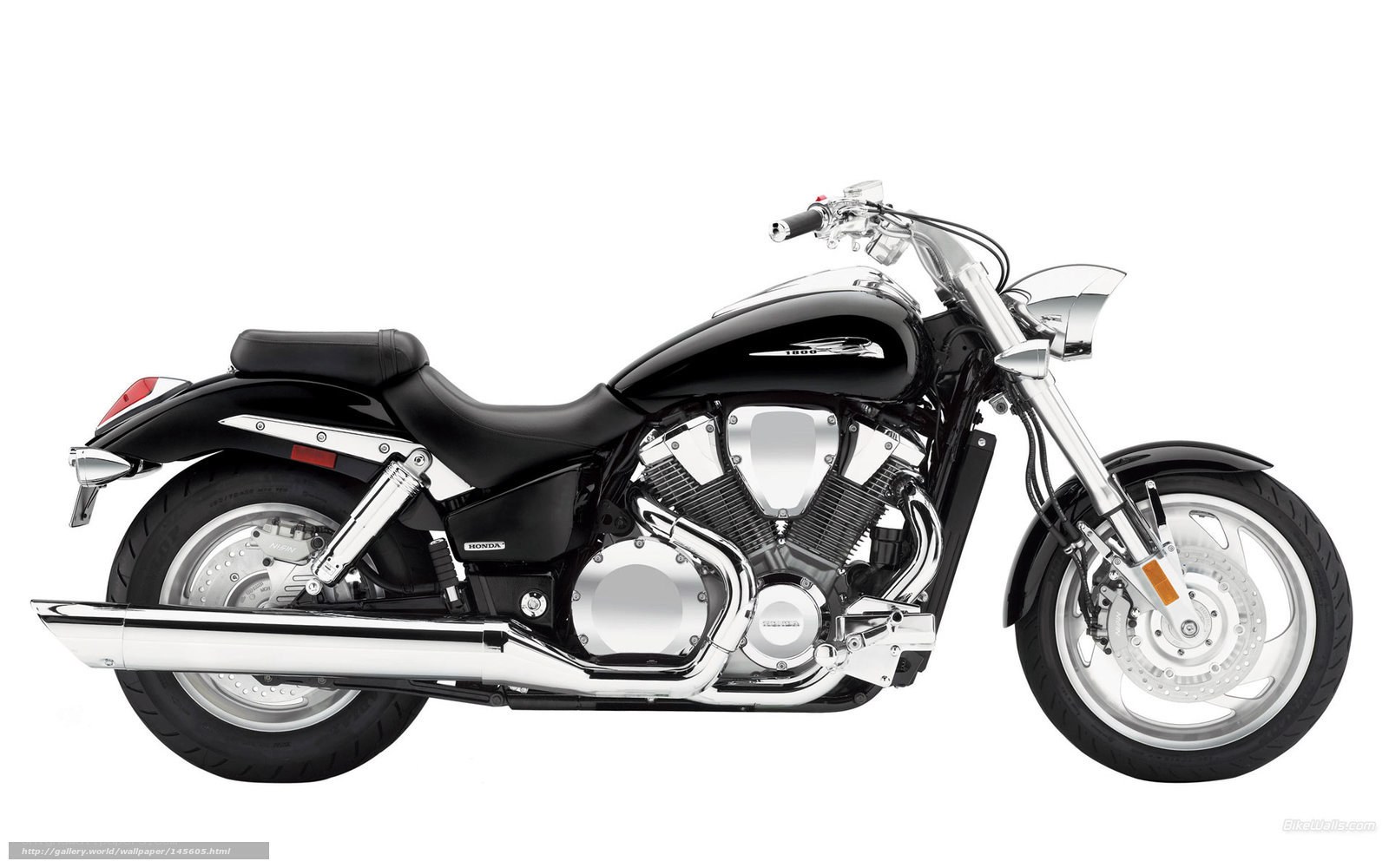 black honda cruiser motorcycle