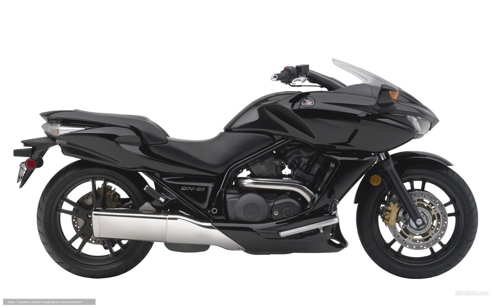 Black Honda DN-01 motorcycle