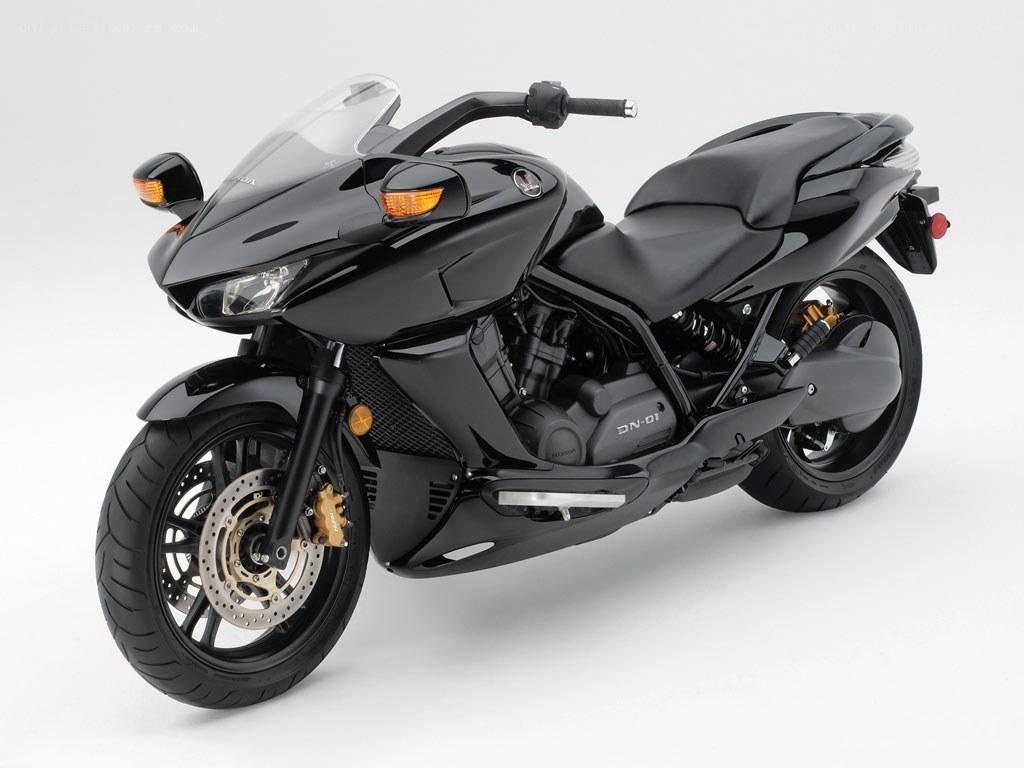 Black Honda DN-01 motorcycle