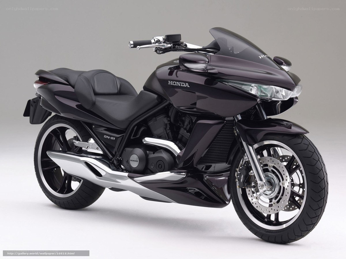 Black Honda DN-01 motorcycle