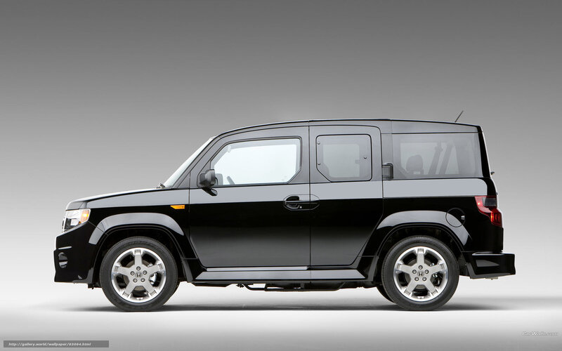 Black Honda Element — Neutral, Photograph