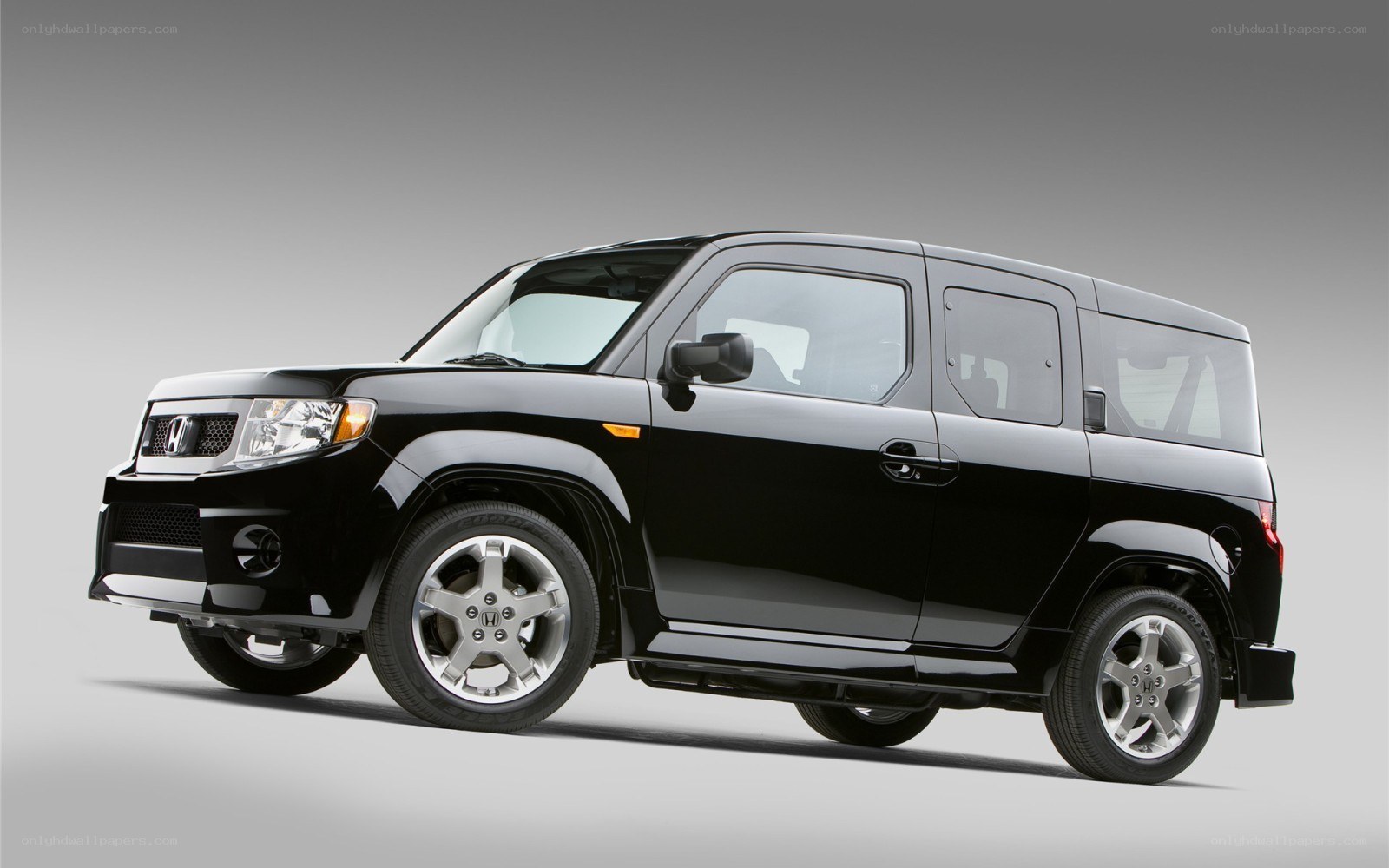 black honda element suv