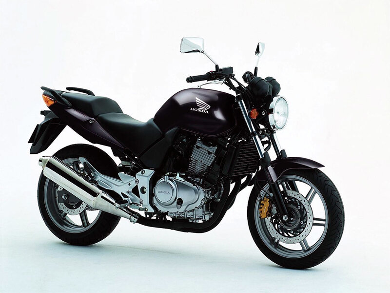 Black Honda motorcycle