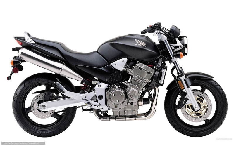 Black Honda motorcycle