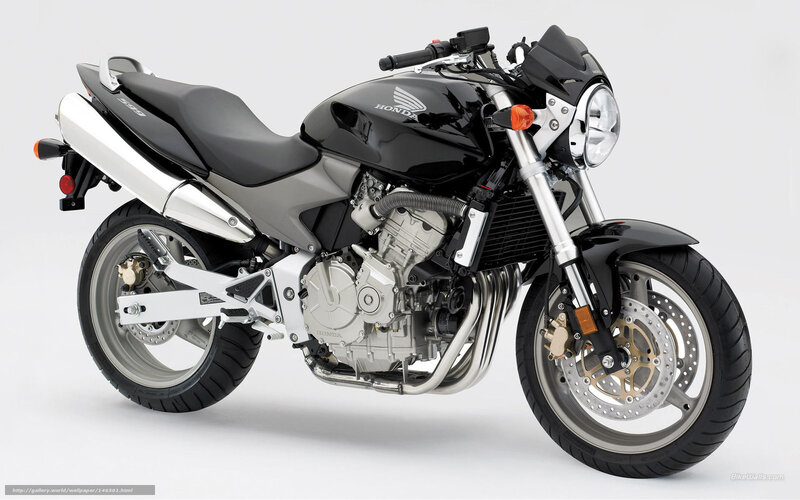 Black Honda motorcycle
