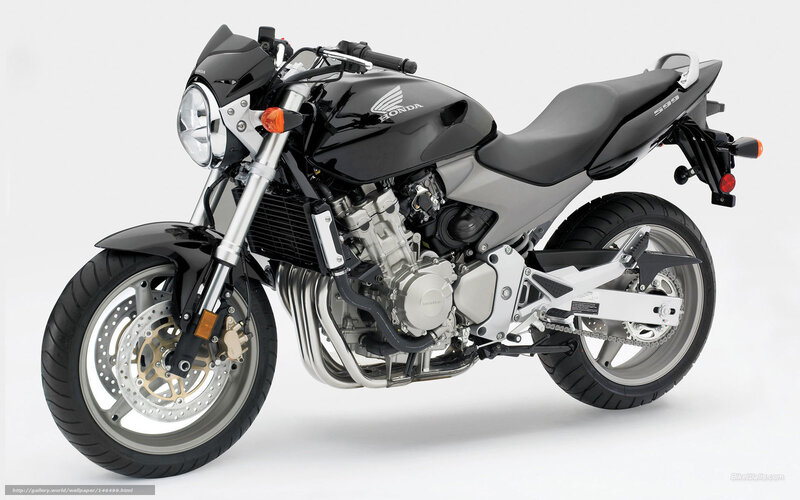 Black Honda Motorcycle — Neutral, Photograph, Headlight, Seat