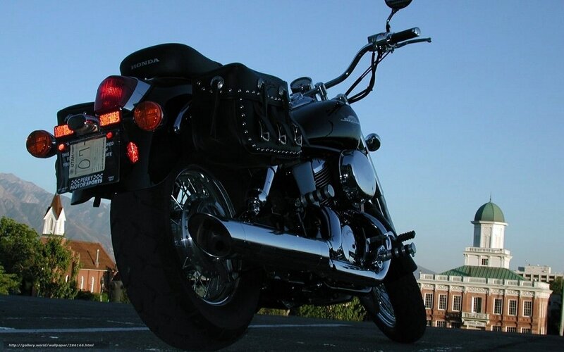 Black Honda Motorcycle — Serene