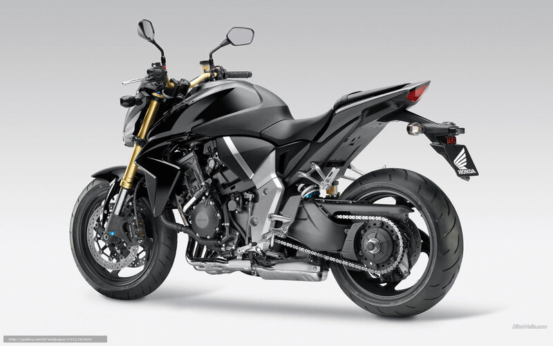 black honda motorcycle