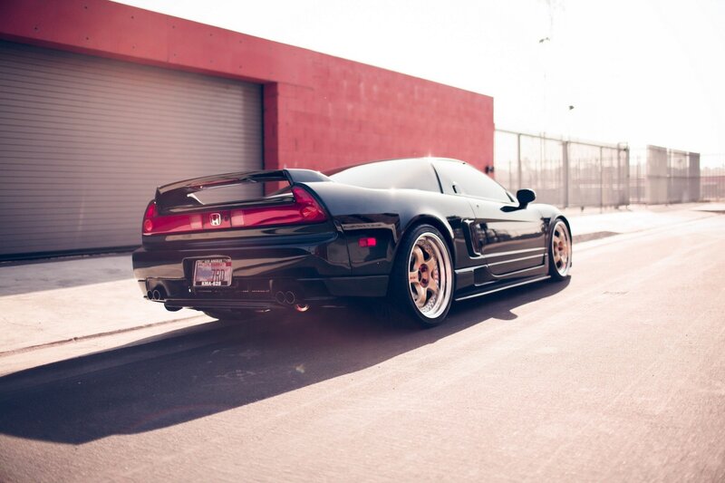 Black Honda NSX — Dramatic, Afternoon, Photograph