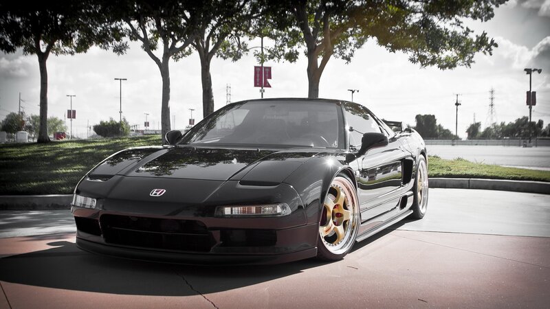 Black Honda NSX — Dramatic, Afternoon