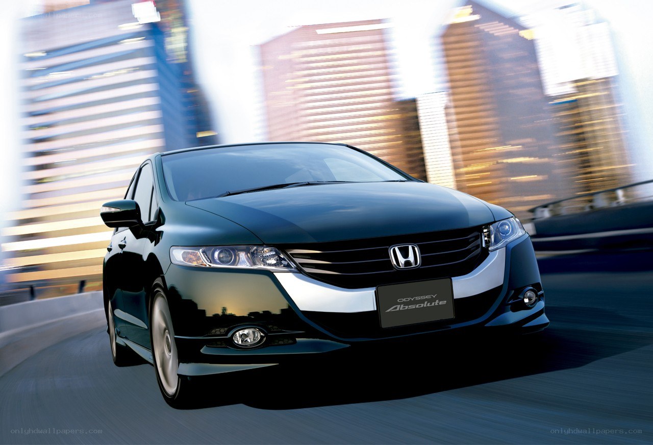 Black Honda Odyssey Absolute