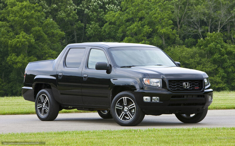 Black Honda Ridgeline pickup truck
