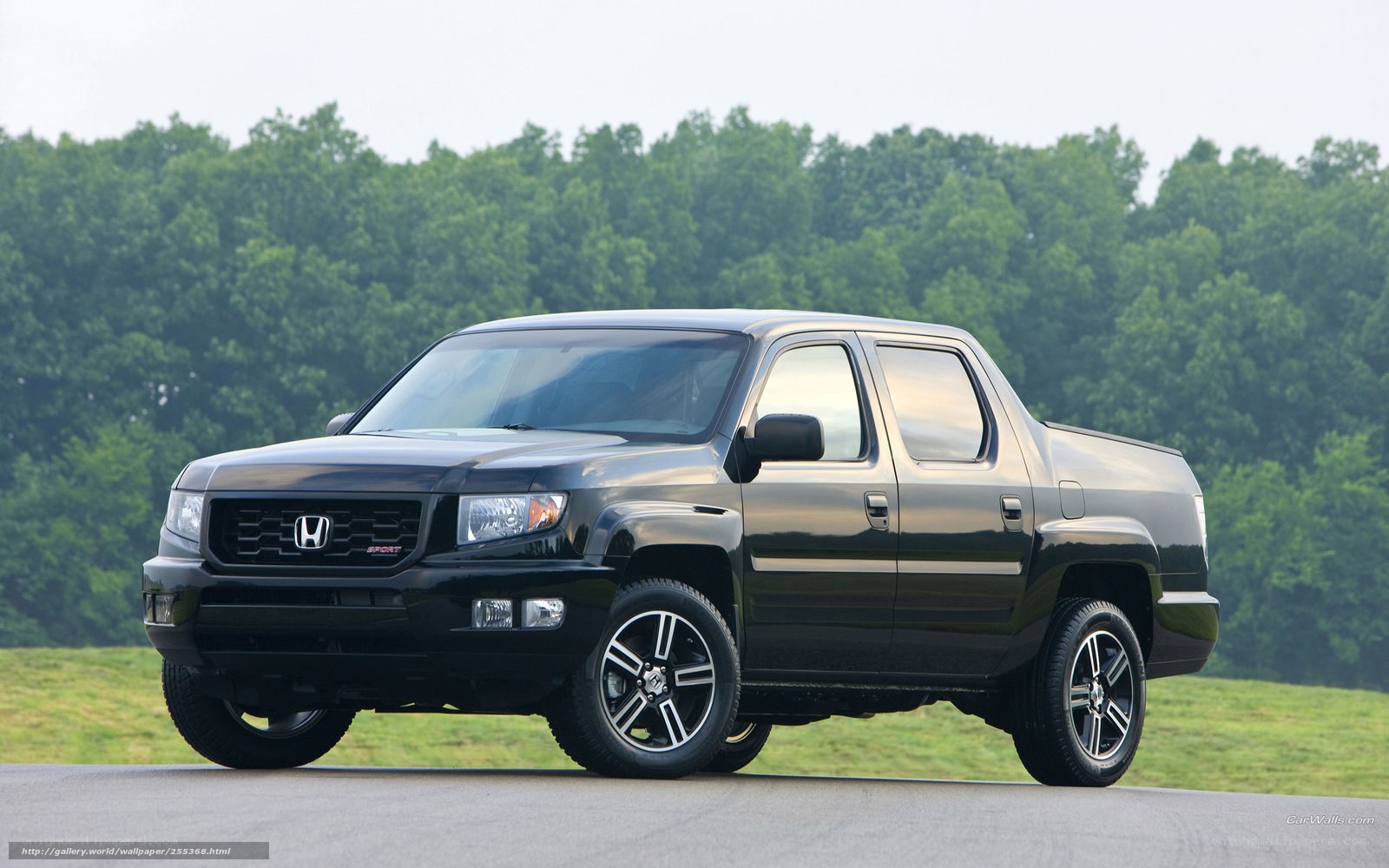 black honda ridgeline pickup truck