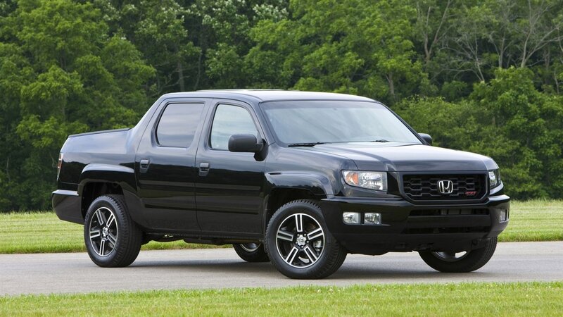 Black Honda Ridgeline Truck — Calm