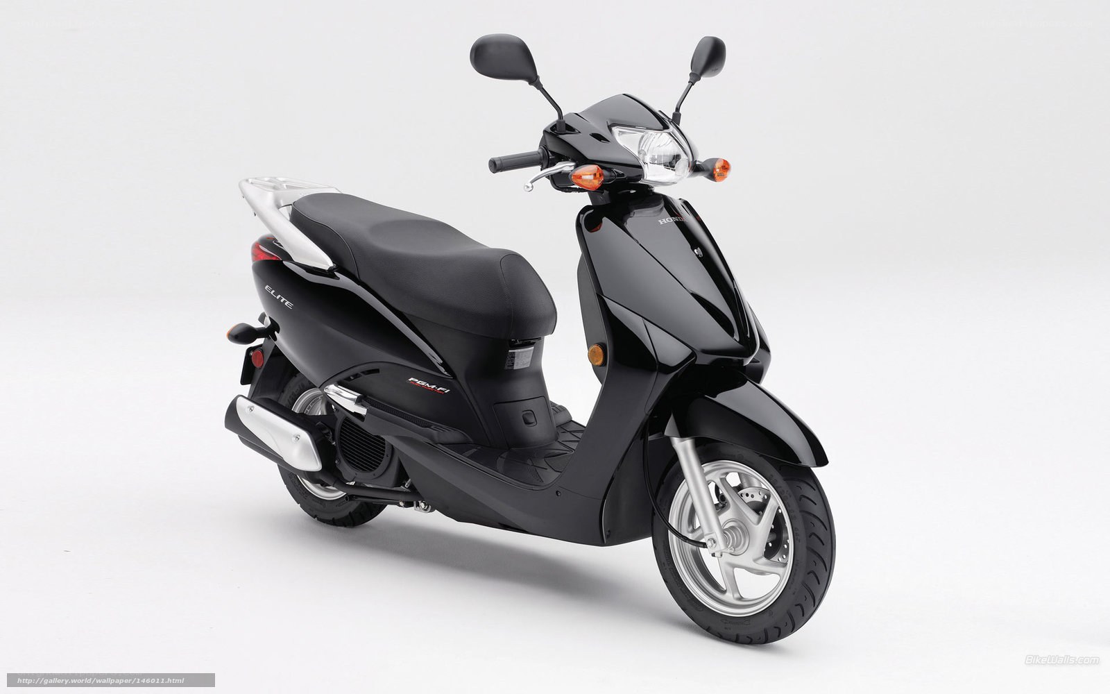 Black Honda scooter