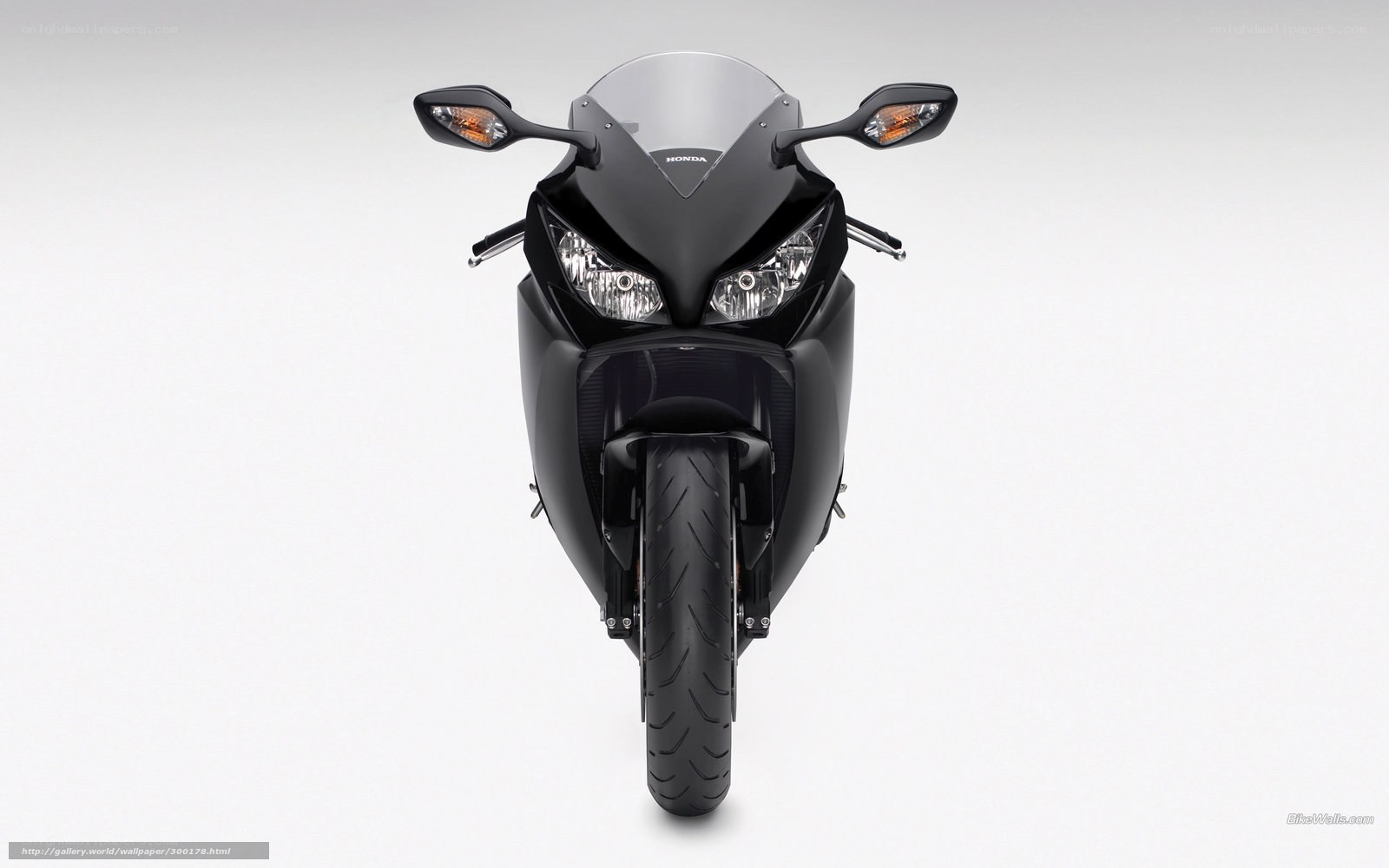 black honda sport motorcycle