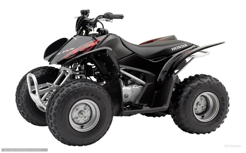 Black Honda TRX 90 ATV