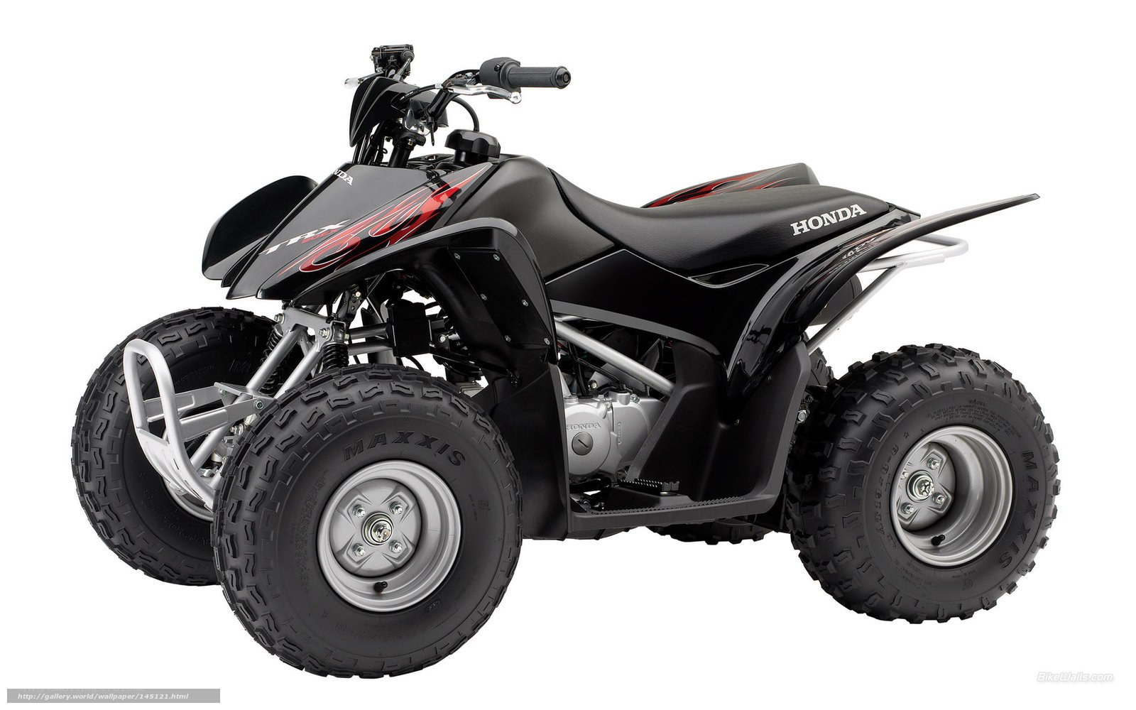 Black Honda TRX 90 ATV