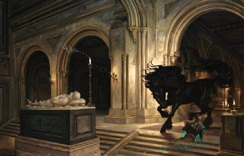 Black Horse in Crypt