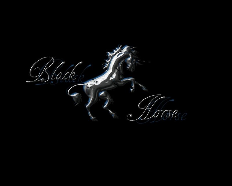 Black Horse logo art