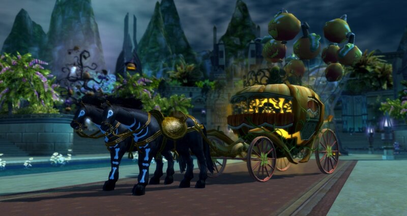 Black Horses Pulling Carriage