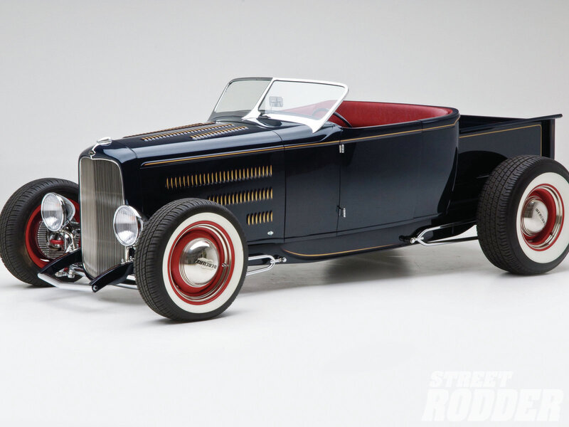 Black Hot Rod Car — Classic, Photograph