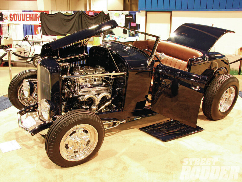 Black Hot Rod Car — Dramatic, Photograph, Souvenir Stand