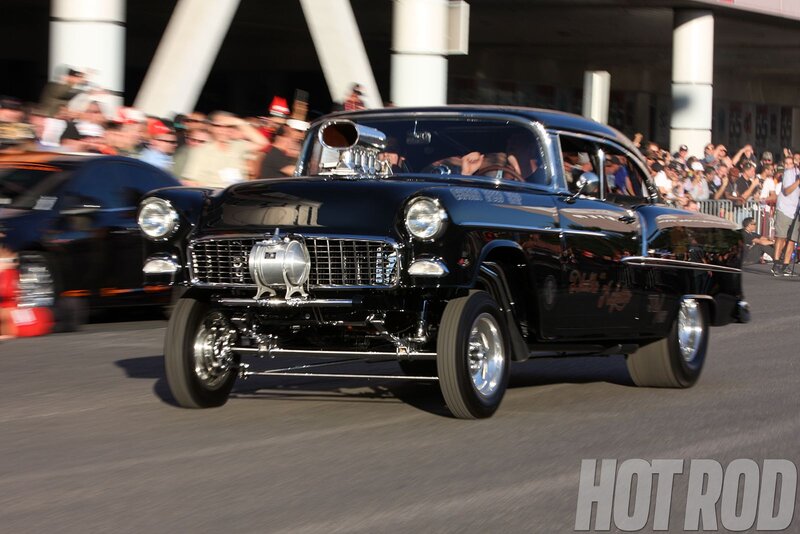 Black Hot Rod Car — Dynamic
