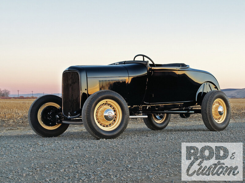 Black Hot Rod Car — Serene
