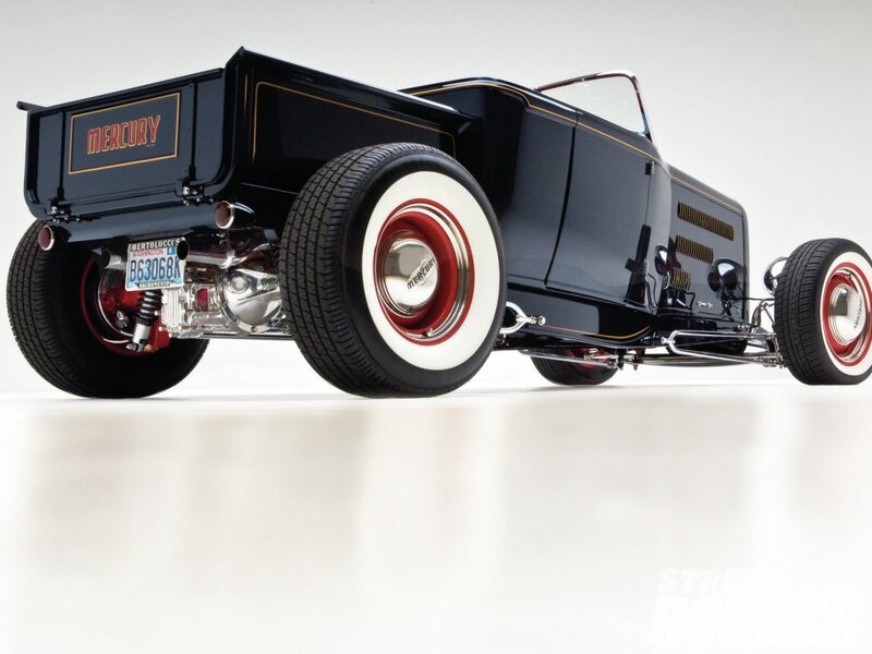 Black Hot Rod Truck — Clean