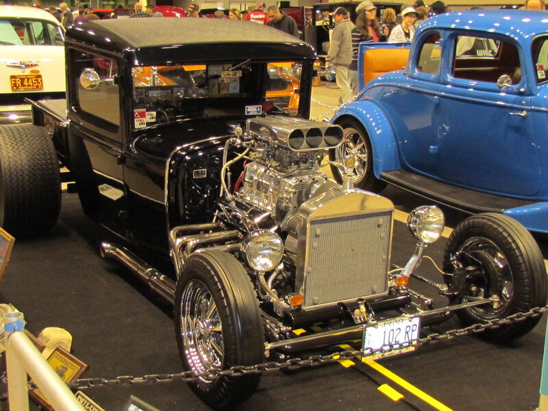 Black Hot Rod Truck