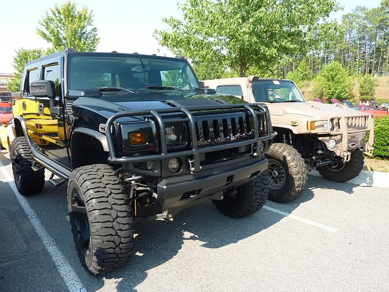 Black Hummer H1 Suv