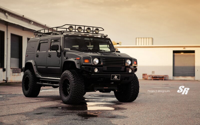 Black Hummer H2 Project Magnum