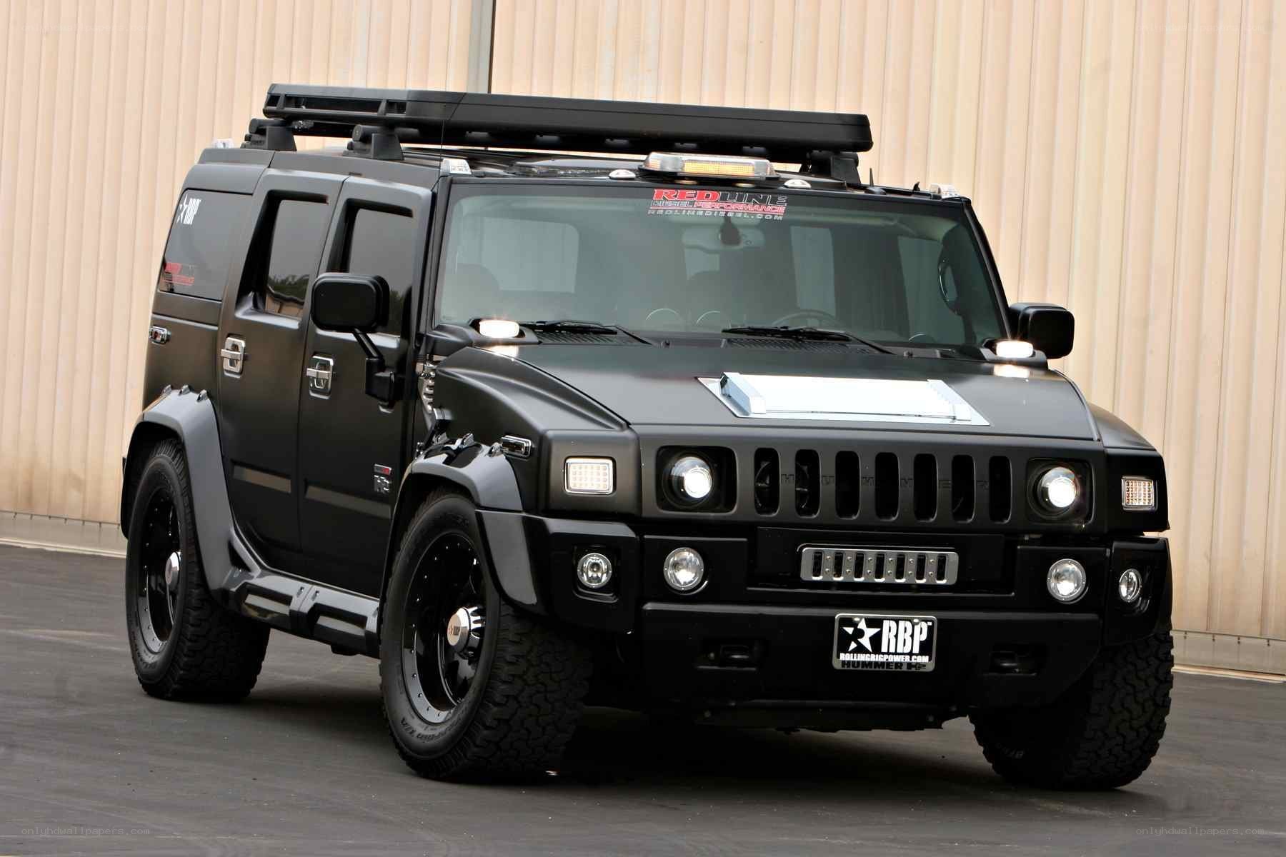 black hummer h2 suv