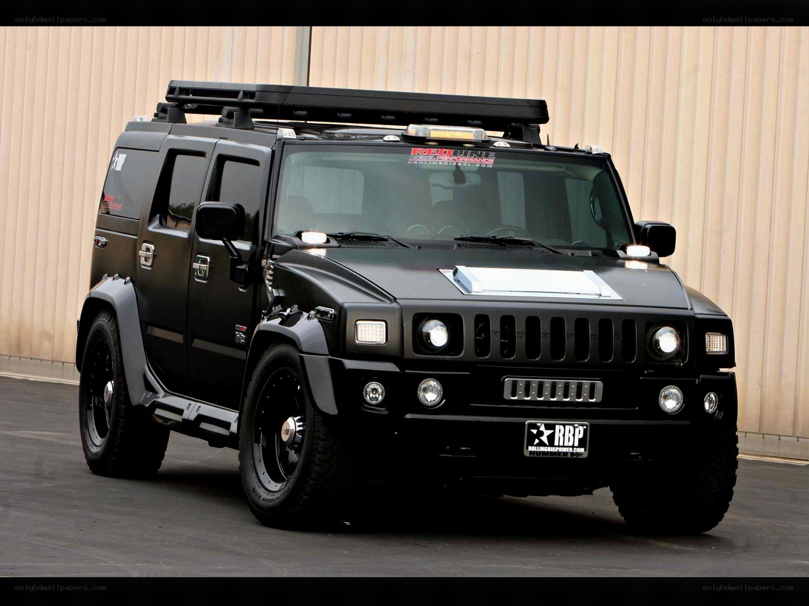 black hummer h2 suv