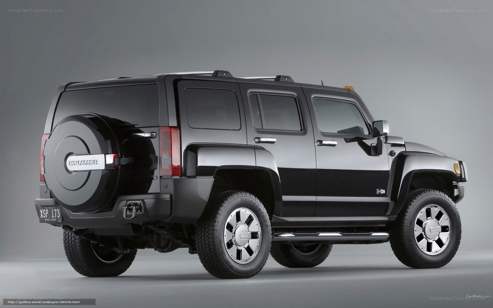 Black Hummer H3 SUV