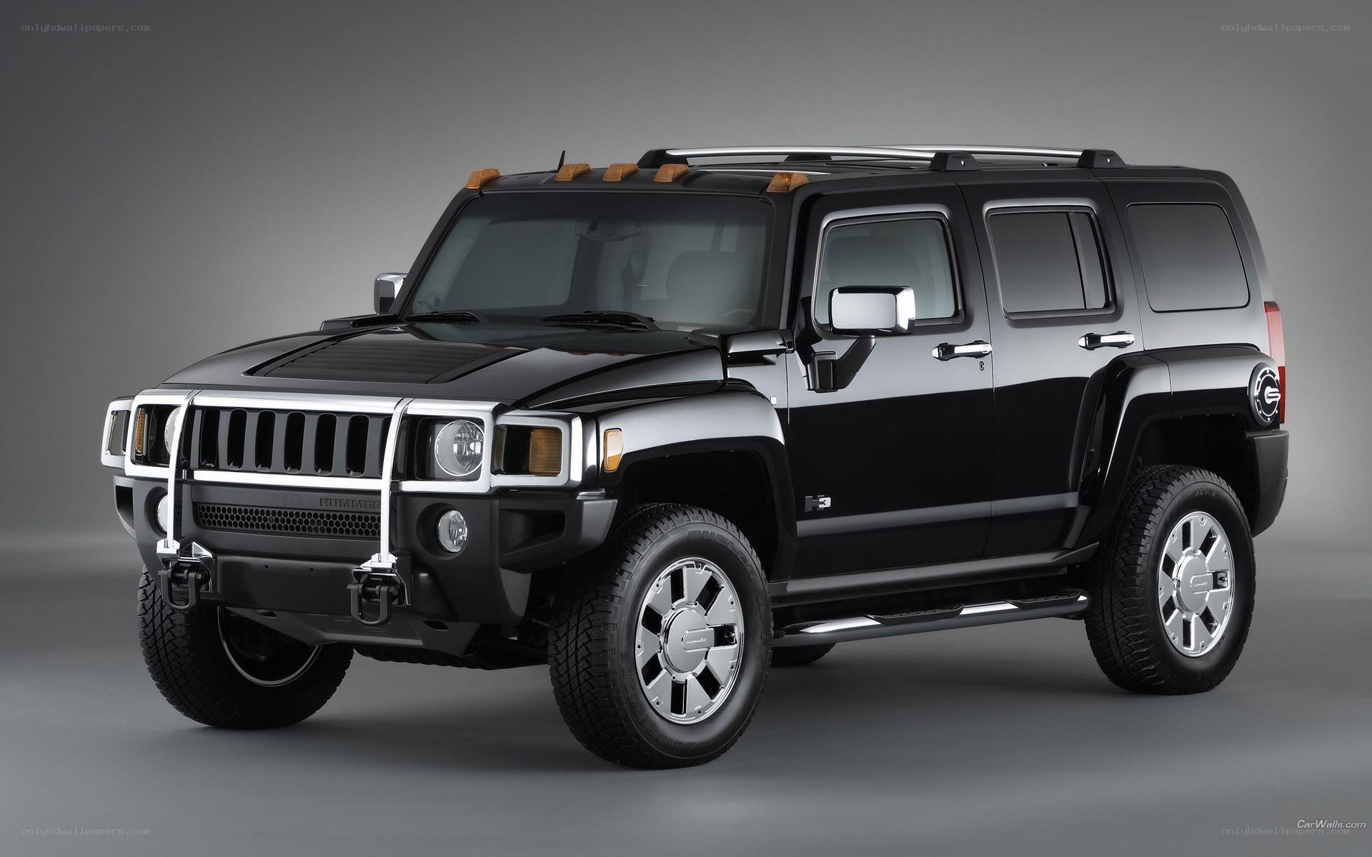 Black Hummer H3 SUV