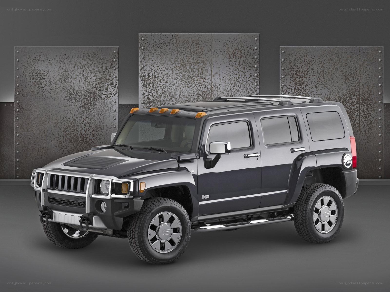 Black Hummer H3 SUV