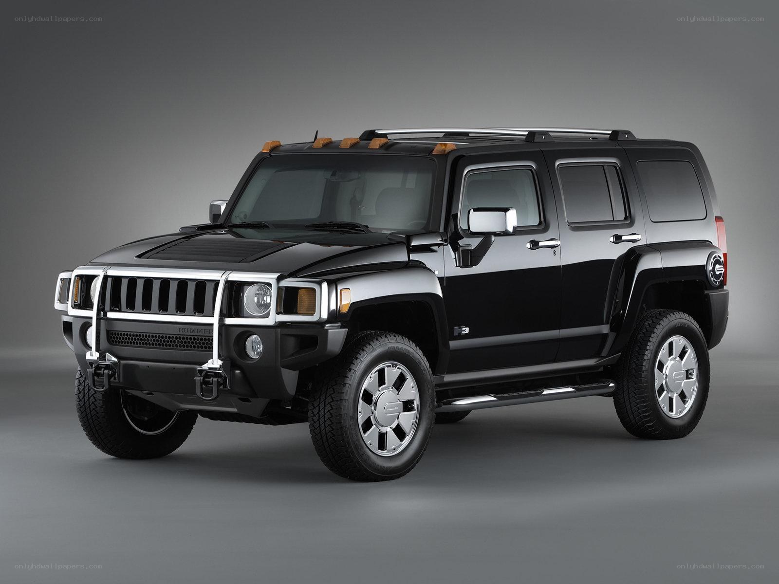 Black Hummer H3 SUV