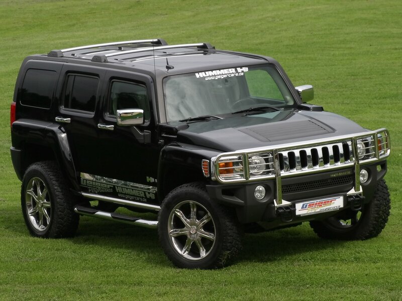 Black Hummer H3 Suv — Neutral, Afternoon