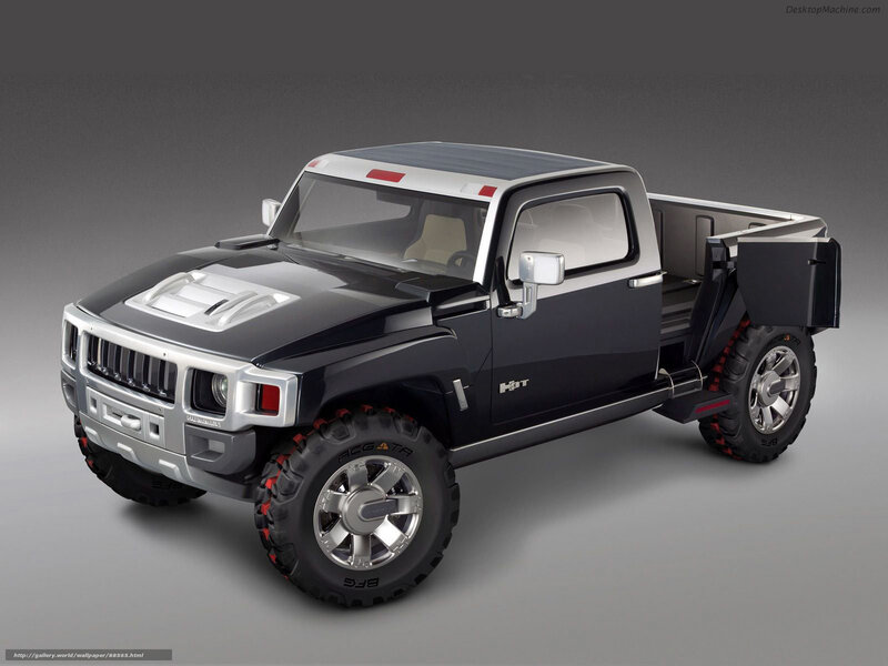 Black Hummer H3t Truck