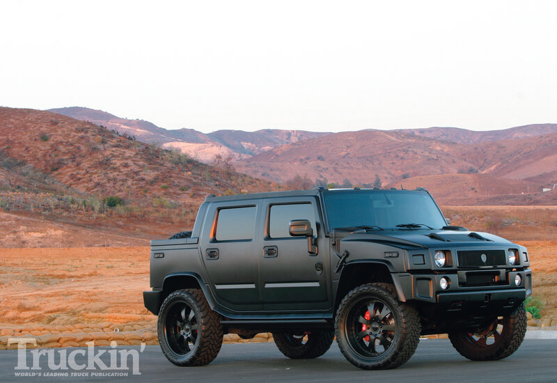 Black Hummer Truck