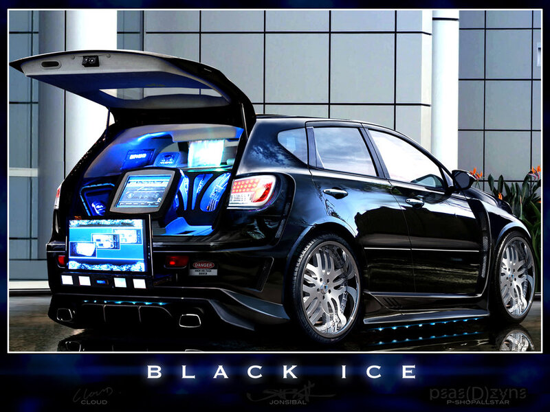 Black Ice car customization