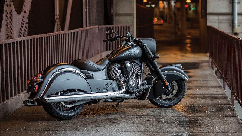 Black Indian Motorcycle — Gray