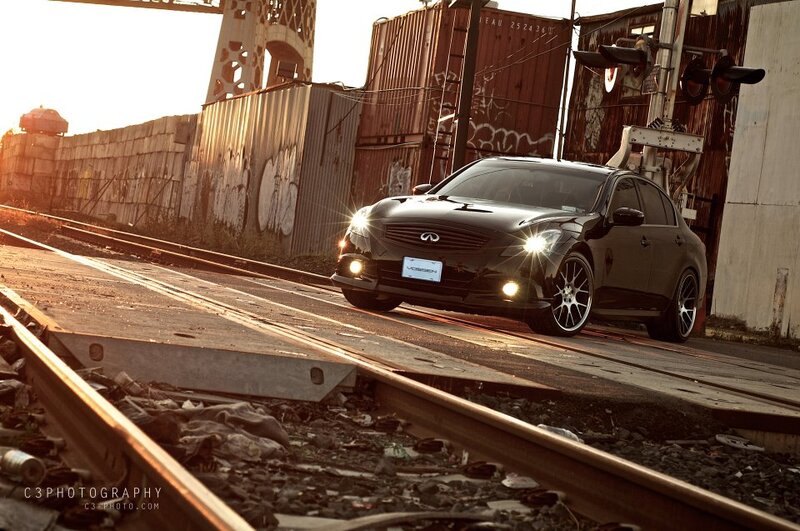 Black Infini Car